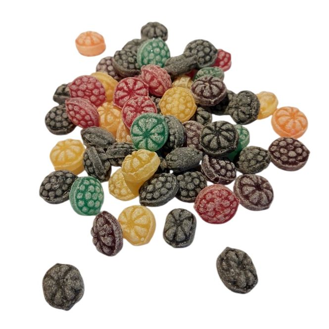 Huvudbild Frukt-och lakritspastiller 200gr Grenna