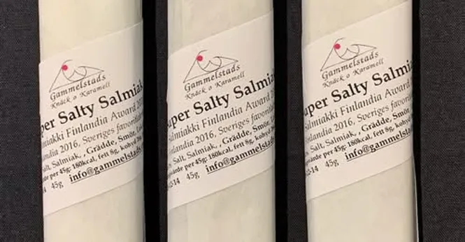 Huvudbild 3st Super Salty Salmiakkola ca 40gr/st ...