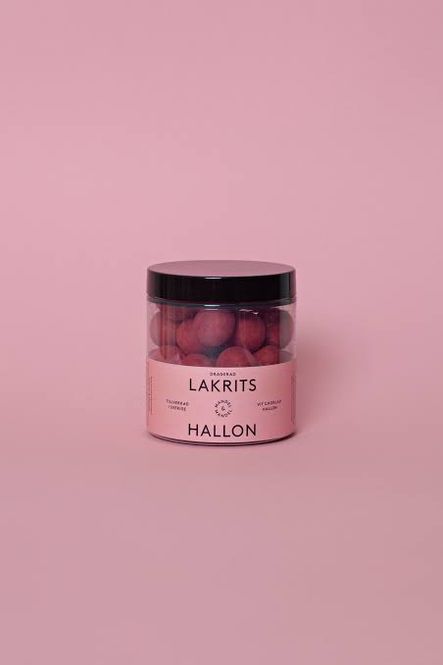 Huvudbild Hallon Lakrits 135gr Mandel&Mandel