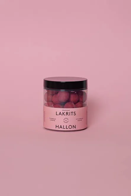 Huvudbild Hallon Lakrits 135gr Mandel&Mandel