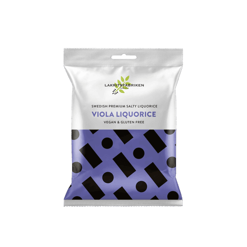 Premium Salty Viola 100gr Lakritsfabriken